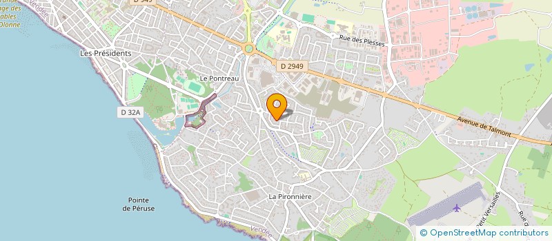 localisation de l'entreprise LA MAILLOTERIE SABLAISE à LES SABLES D'OLONNE