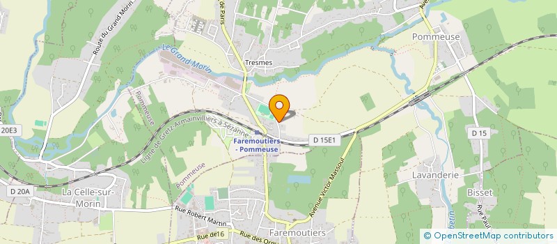 localisation de l'entreprise LA MAIN A LA PATE à POMMEUSE
