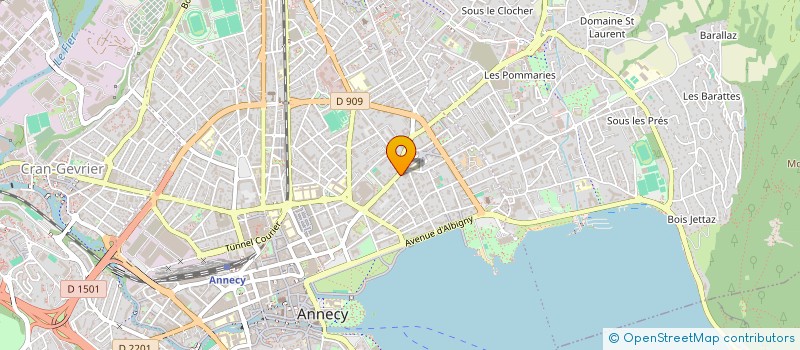 localisation de l'entreprise LA MAIN A LA PATE à ANNECY