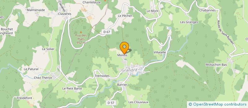 localisation de l'entreprise LA MAIN A LA PATE  GRANDRIF