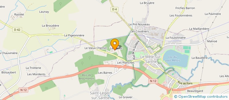 localisation de l'entreprise LA MAIN A LA PATTOUNE à LE PLANTIS