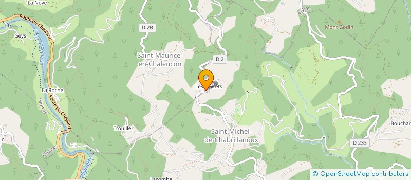 localisation de l'entreprise LA MAIN AU FUT  SAINT-MAURICE-EN-CHALENCON