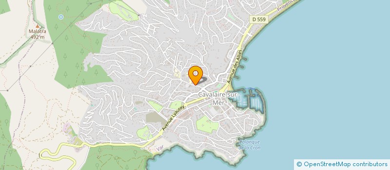 localisation de l'entreprise LA MAIN AU PANIER à CAVALAIRE-SUR-MER