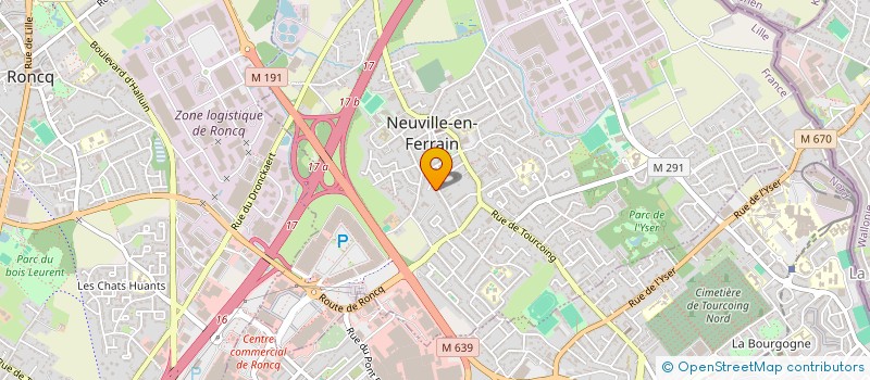 localisation de l'entreprise LA MAIN COPINE  NEUVILLE-EN-FERRAIN