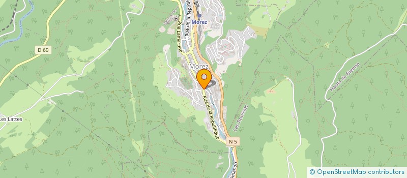 localisation de l'entreprise LA MAIN D'ARGENT  HAUTS DE BIENNE