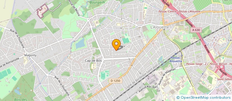 localisation de l'entreprise LA MAIN D'EAU à PESSAC