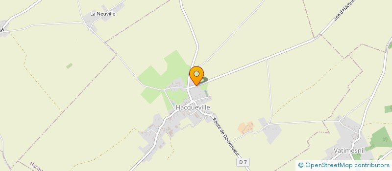 localisation de l'entreprise LA MAIN D ELOI à HACQUEVILLE
