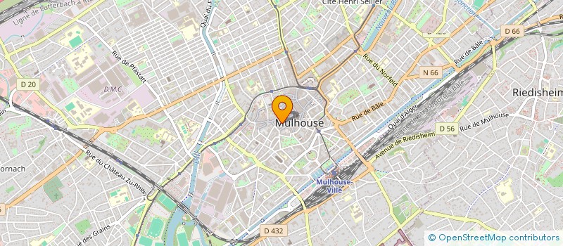 localisation de l'entreprise LA MAIN D OR  MULHOUSE