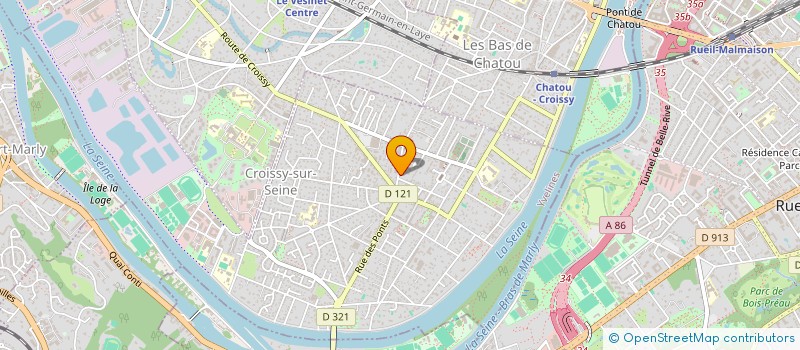 localisation de l'entreprise LA MAIN D'OR à CROISSY-SUR-SEINE