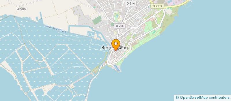 localisation de l'entreprise LA MAIN D OR à BERRE-L'ETANG