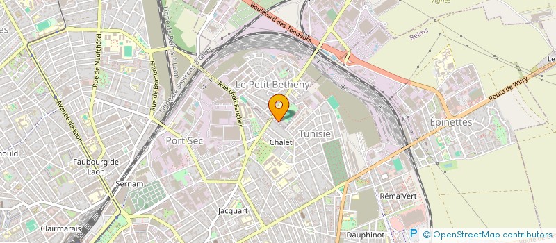 localisation de l'entreprise LA MAIN D'OR  BETHENY