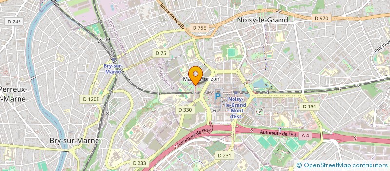 localisation de l'entreprise LA MAIN DANS LA MAIN - L'ARCHE DE NOE  NOISY-LE-GRAND