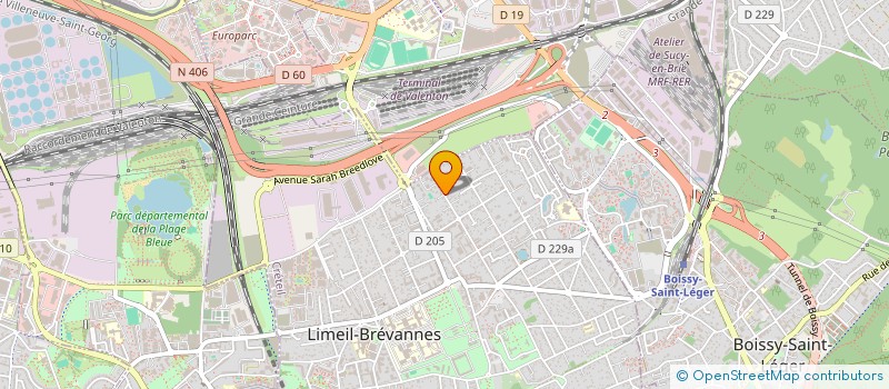 localisation de l'entreprise LA MAIN DE DIEU à LIMEIL-BREVANNES