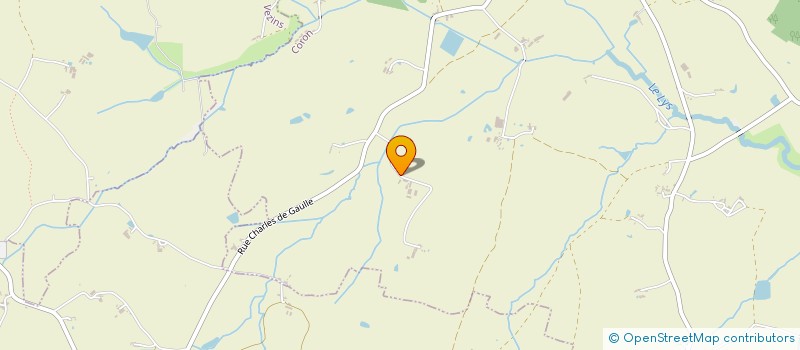 localisation de l'entreprise LA MAIN DE FER  CORON