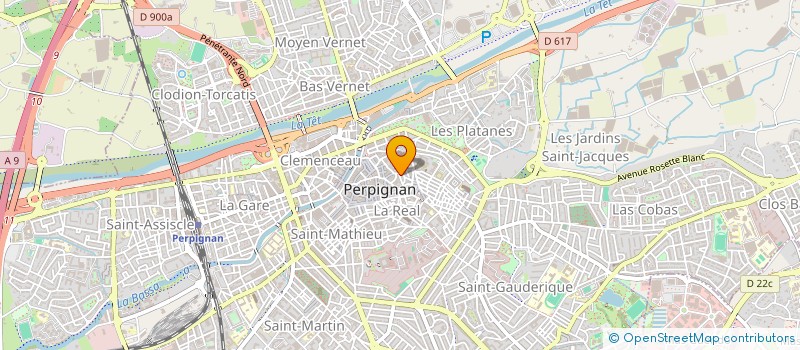 localisation de l'entreprise LA MAIN DE FER (DANS UN GANT DE VELOURS)  PERPIGNAN