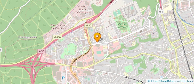 localisation de l'entreprise LA MAIN DE LA SOLIDARITE  NANCY