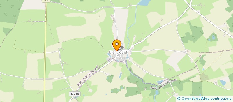 localisation de l'entreprise LA MAIN DE MAYA EN MAYENNE  BLANDOUET-SAINT JEAN