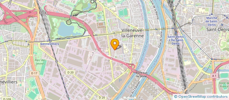 localisation de l'entreprise LA MAIN DE SILO à VILLENEUVE-LA-GARENNE