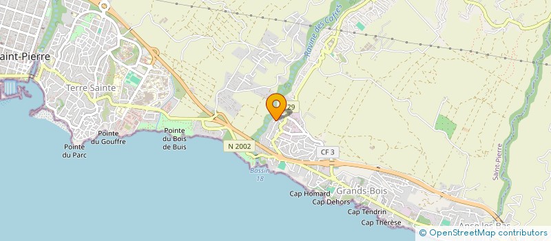 localisation de l'entreprise LA MAIN DES FEES à SAINT-PIERRE