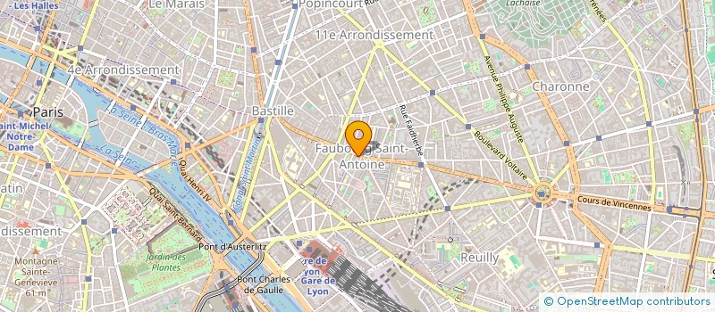 localisation de l'entreprise LA MAIN DOR DU FAUBOURG à PARIS 12