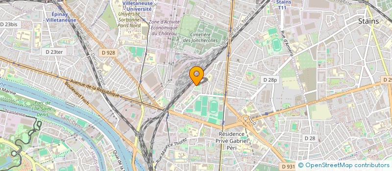 localisation de l'entreprise LA MAIN DU COEUR NADRE (AMC - NADRE) à SAINT DENIS