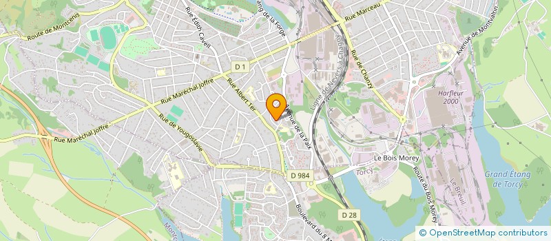 localisation de l'entreprise LA MAIN DU SALUT  LE CREUSOT