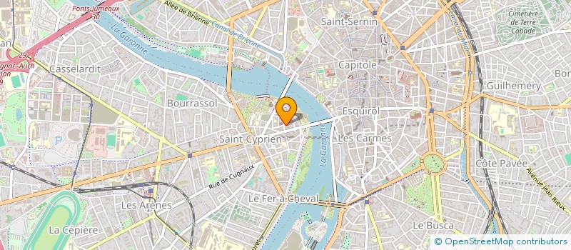 localisation de l'entreprise LA MAIN GAUCHE à TOULOUSE