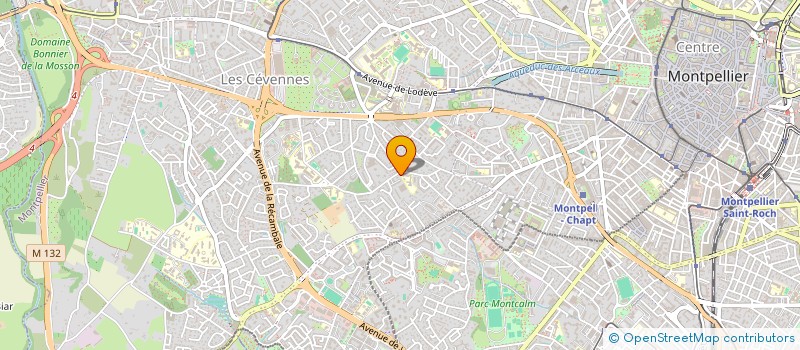 localisation de l'entreprise LA MAIN NUE à MONTPELLIER