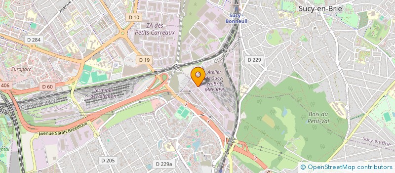 localisation de l'entreprise LA MAIN OUVERTE à BOISSY-SAINT-LEGER