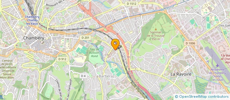 localisation de l'entreprise LA MAIN QUI PARLE  BARBERAZ