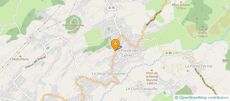 localisation de l'entreprise LA MAIN SUR LE COEUR à LE TAMPON