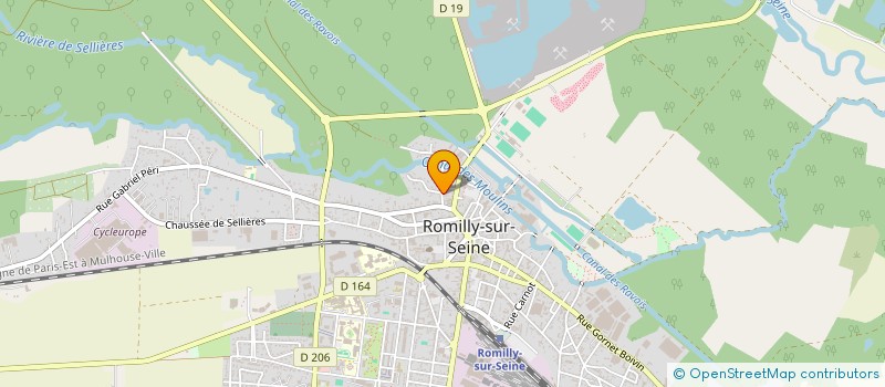 localisation de l'entreprise LA MAIN SUR LE COEUR à ROMILLY-SUR-SEINE