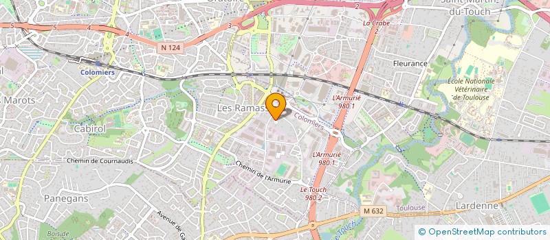 localisation de l'entreprise LA MAIN SUR LE COEUR à COLOMIERS
