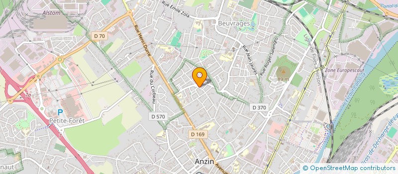 localisation de l'entreprise LA MAIN SUR LE COEUR D'ANZIN  ANZIN