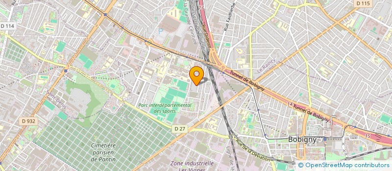 localisation de l'entreprise LA MAIN TENDUE 93-TOGO à BOBIGNY