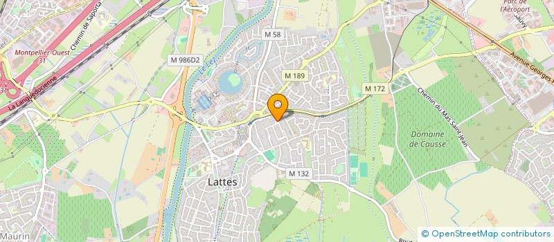 localisation de l'entreprise LA MAIN TENDUE à LATTES