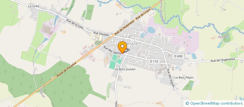 localisation de l'entreprise LA MAIN TENDUE VERS LA ROUMANIE à CONGRIER