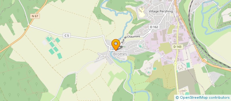 localisation de l'entreprise LA MAIN VERTE à VILLIERS-LE-SEC