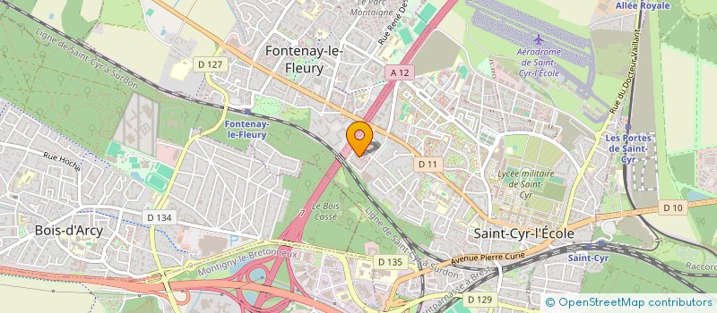 localisation de l'entreprise LA MAIN VERTE à SAINT-CYR-L'ECOLE