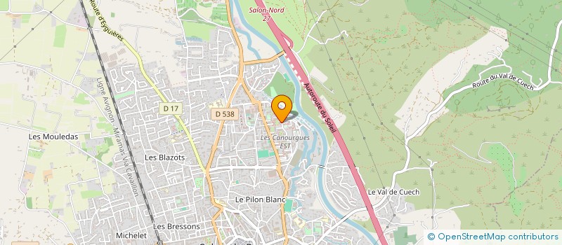 localisation de l'entreprise LA MAIN VERTE AGRI à SALON-DE-PROVENCE
