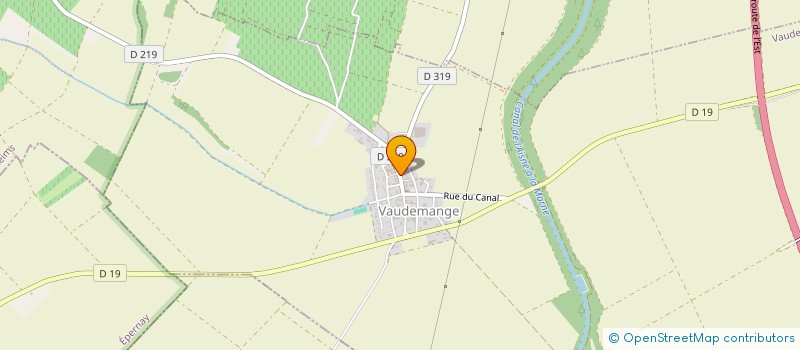 localisation de l'entreprise LA MAIN WEB  VAUDEMANGE