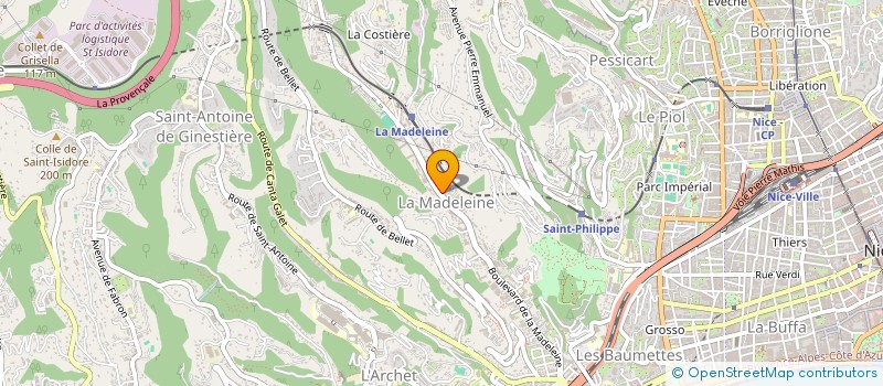 localisation de l'entreprise LA MAIOUN DOU PARPAIOUN à NICE