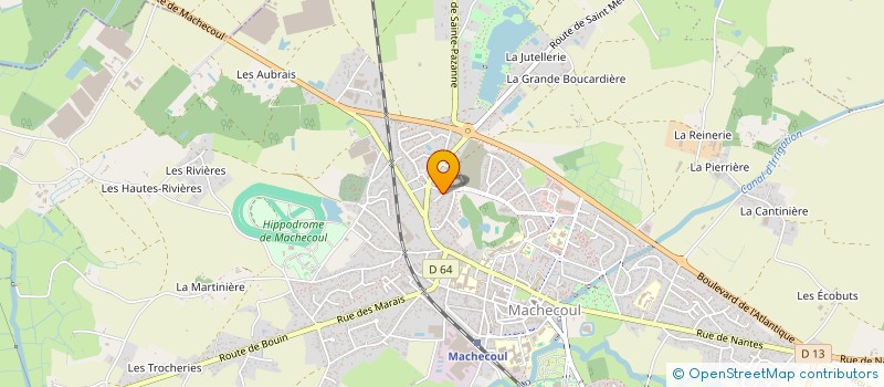 localisation de l'entreprise LA MAISNIE DE L'HERMINE  MACHECOUL-SAINT-MEME