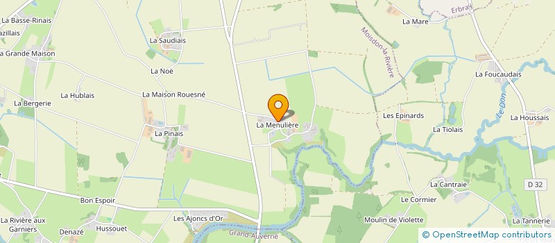 localisation de l'entreprise LA MAISNIE SANITAS à MOISDON-LA-RIVIERE