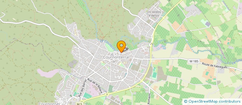 localisation de l'entreprise LA MAISON  COURNONTERRAL