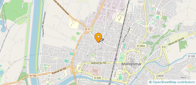 localisation de l'entreprise LA MAISON à MONTELIMAR