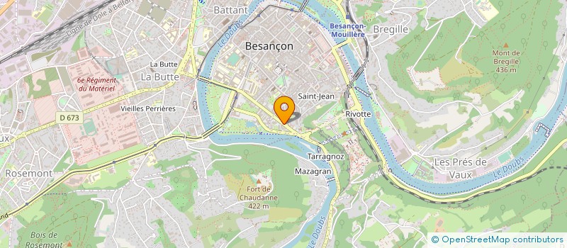 localisation de l'entreprise LA MAISON à BESANCON