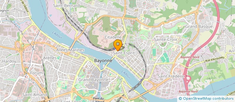 localisation de l'entreprise LA MAISON à BAYONNE