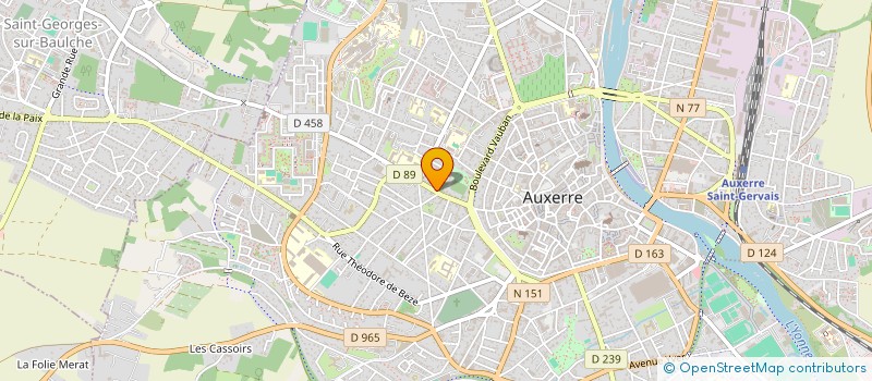 localisation de l'entreprise LA MAISON à AUXERRE