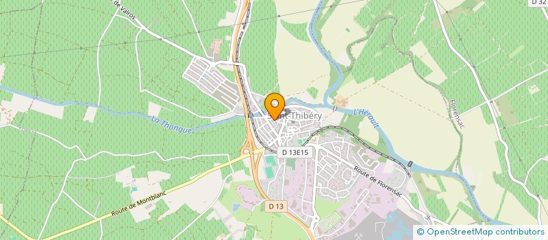 localisation de l'entreprise LA MAISON à SAINT-THIBERY